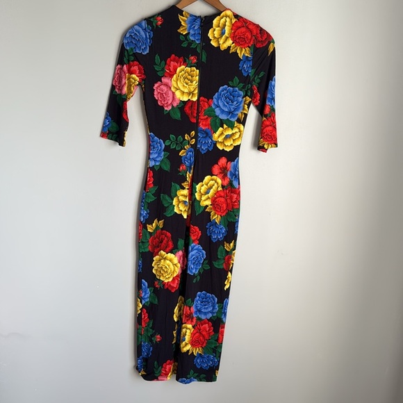 Alice + Olivia Delora Fitted Floral Crewneck Dress XS - Picture 7 of 15